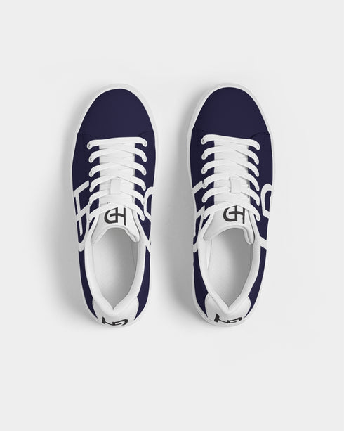 HEED NYC Men's Classic Royal Blue Vegan Leather Sneaker